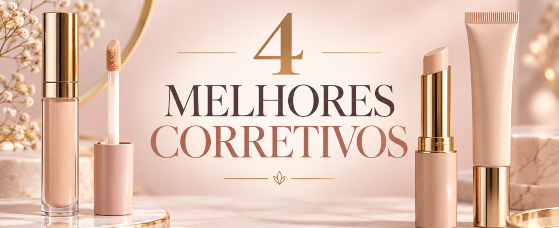 4 melhores corretivos para uma maquiagem impecável