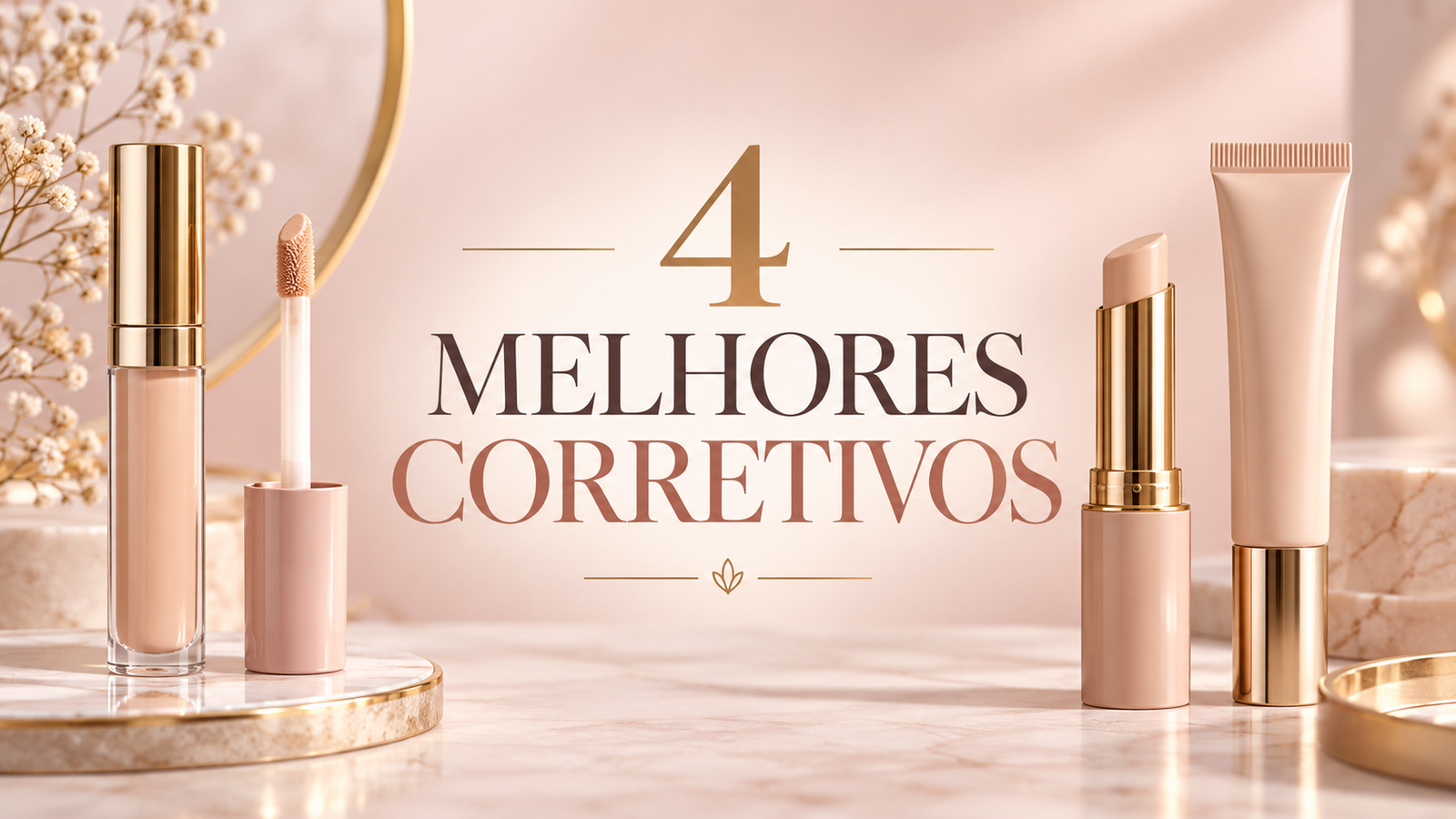 4 melhores corretivos para uma maquiagem impecável