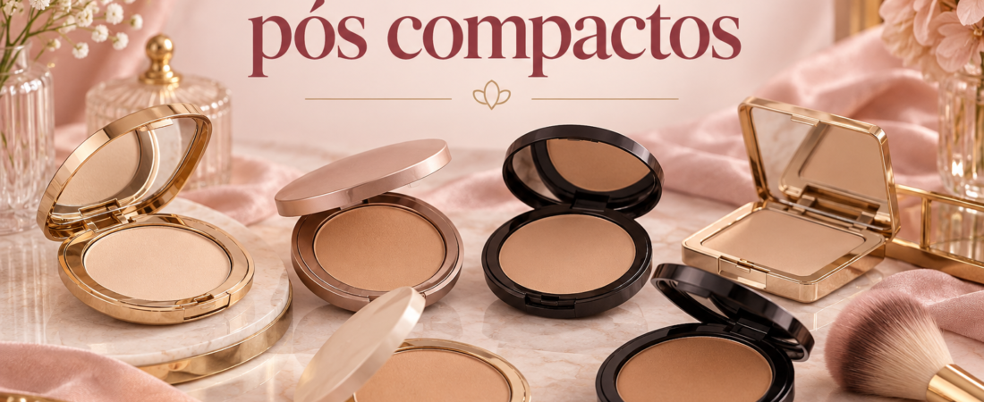 6 melhores pós compactos para uma maquiagem bonita e uniforme