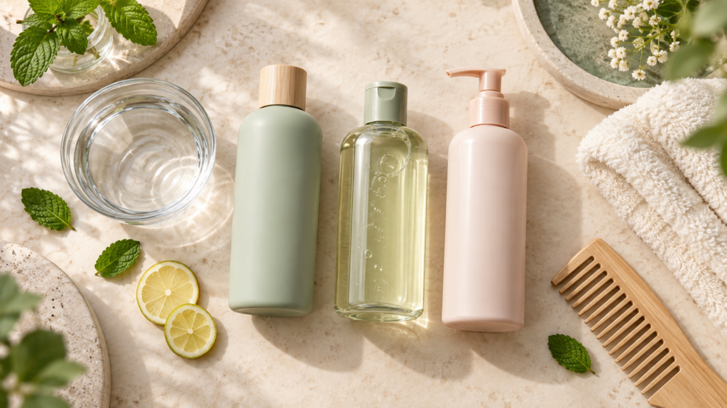 Shampoos para cabelos oleosos com ingredientes refrescantes