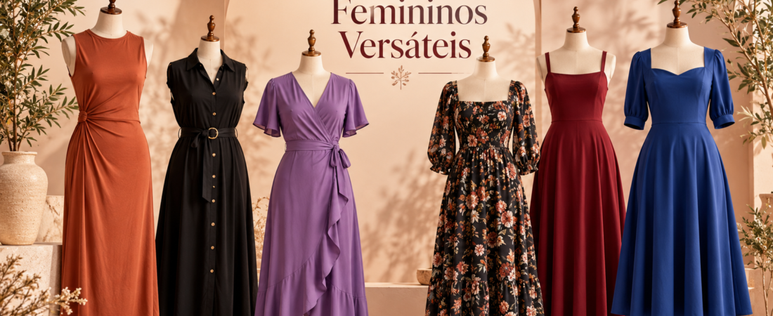 6 Vestidos Femininos Versáteis para Diferentes Ocasiões