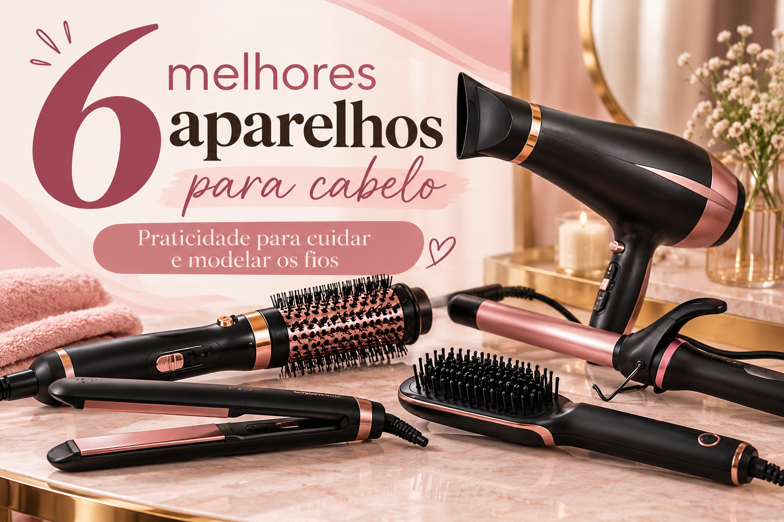 6 melhores aparelhos para cabelo para facilitar sua rotina